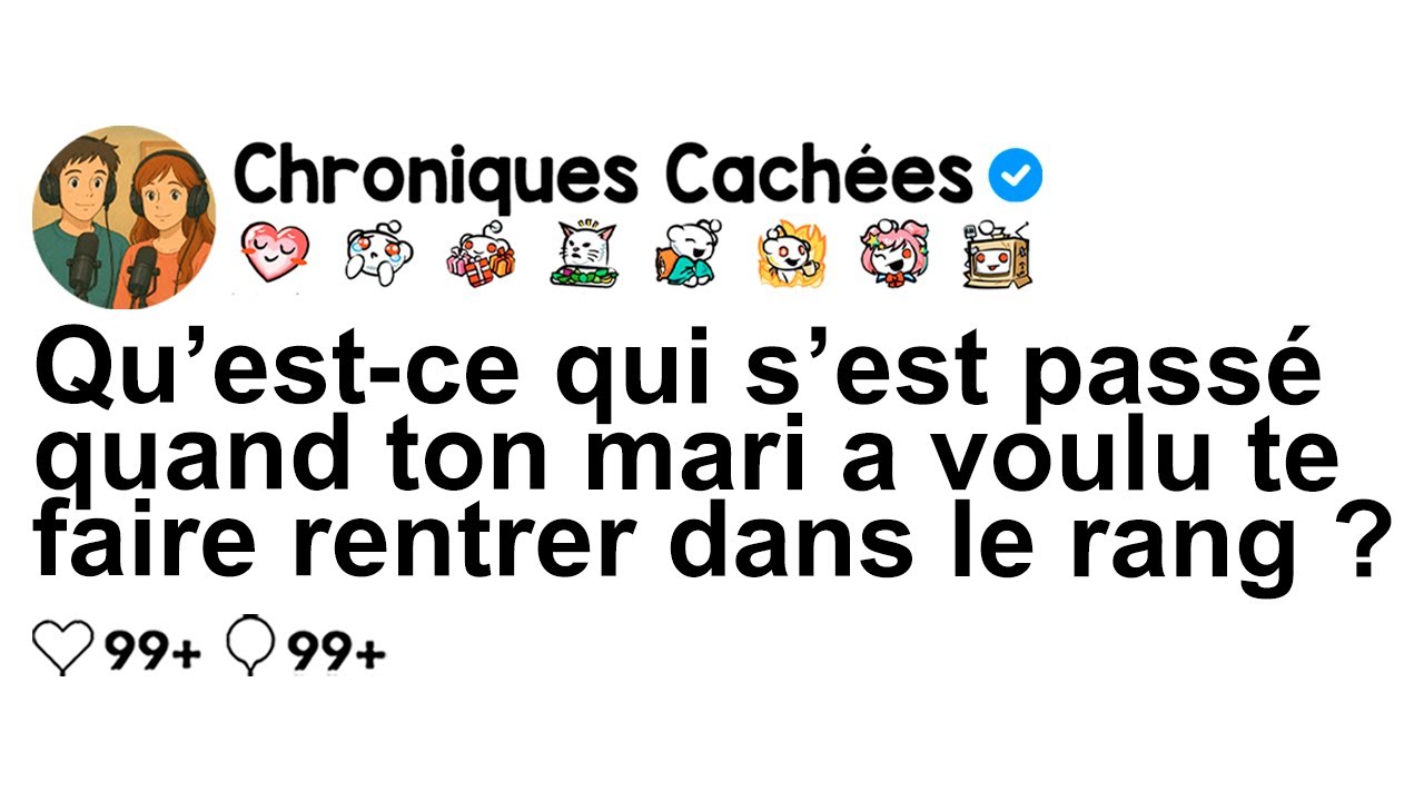 [SUITE] Que s’est-il passé quand ton mari a essayé de te contrôler ?