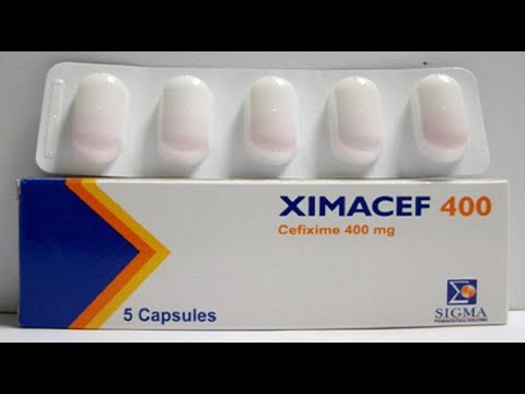 زيماسيف كبسولات شراب مضاد حيوى واسع المجال  