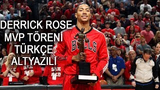 Derrick Rose  MVP Ödül Töreni (Türkçe Altyazılı) Resimi