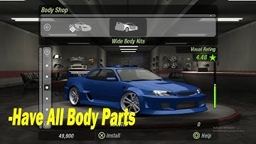 Cheats Code Need for Speed Underground 2 - Have All Body Parts - (PCSX2) on PC