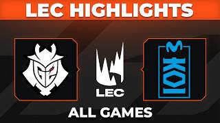 G2 vs MKOI Highlights ALL GAMES | LEC 2026 Summer Split | G2 Esports vs Movistar KOI screenshot 1