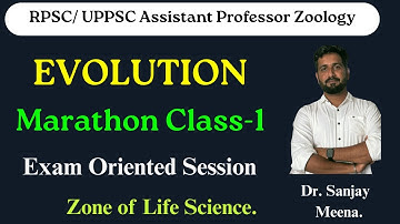 EVOLUTION  Marathon Class-1.RPSC ASSISTANT PROFESSOR ZOOLOGY. #evolution #rpsczoology #zoology