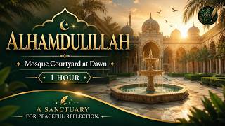 Peaceful Alhamdulillah  Mosque Courtyard at Dawn  1 Hour screenshot 5
