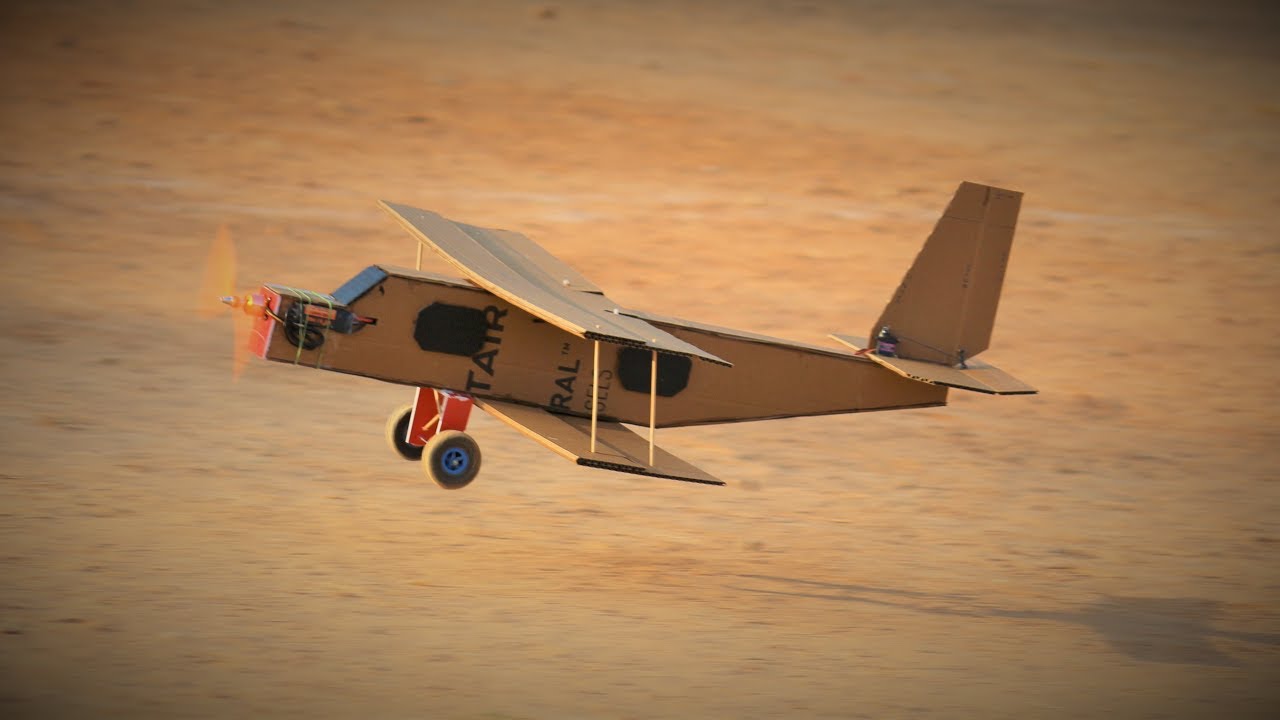 cardboard model airplane