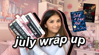 i read 9 books in july // wrap up @firebreathingreader