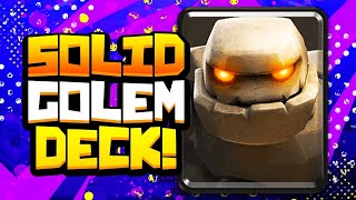 THE EASIEST AND BEST GOLEM BEATDOWN IN CLASH ROYALE