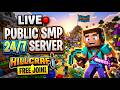Minecraft Public Smp Live 24/7 SERVER Cracked server join now !!