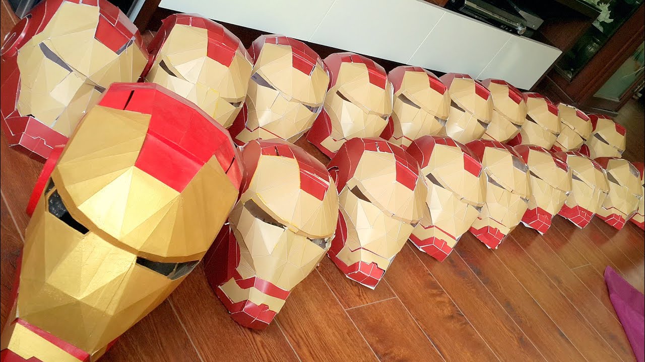 paper-modeling-workshop-for-kids-iron-man-s-helmet-youtube
