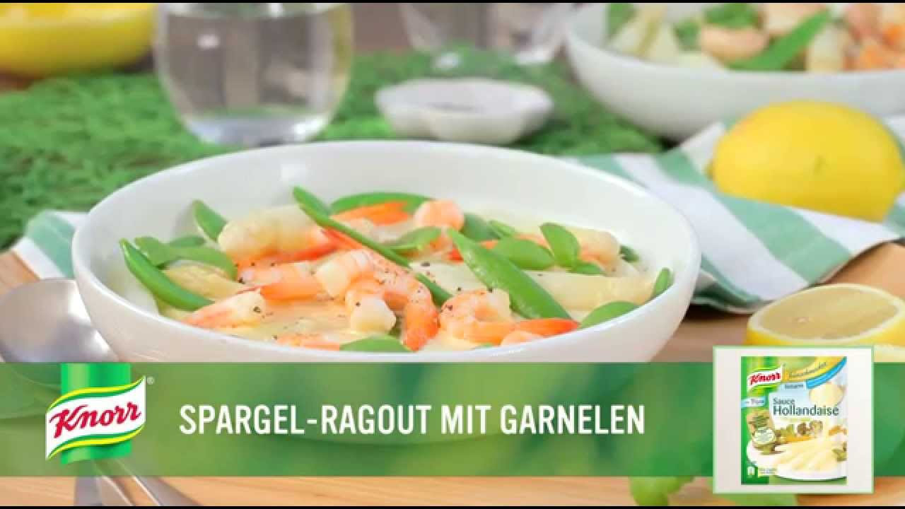 Spargel-Ragout mit Garnelen | Knorr Rezepte