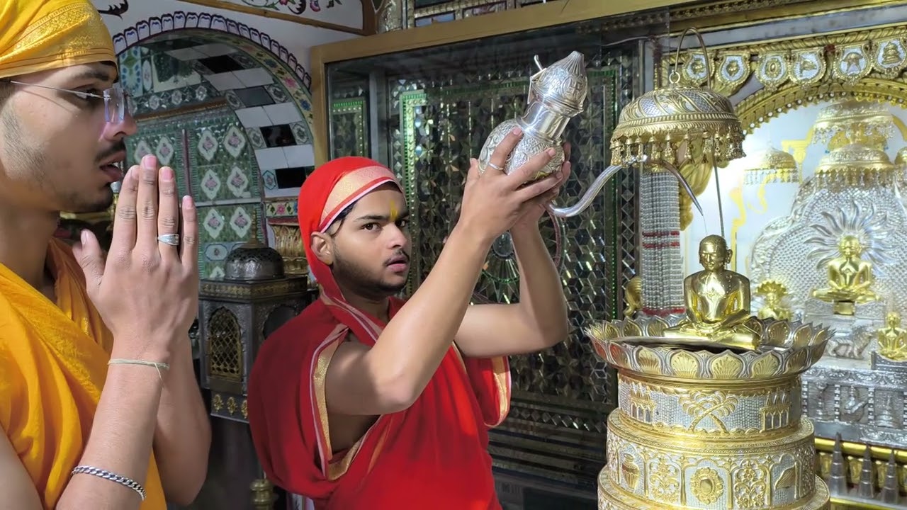 सर्व रोग शोक दुख भय पीड़ा विनाशक प्रभु जी की शांति धारा जैन मन्दिर मसूरी 🏳‍🌈🏳‍🌈🙏🙏🌷🌷🌿🌿