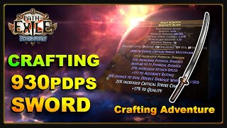 PoE 3.15 - Crafting a 930PDPS Sword