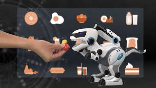 POOP Amazing Kids Toys RC Robot Dinosaur Feeding Dancing Speaking Education Programm screenshot 5