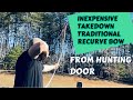 Very inexpensive traditional takedown recurve bow