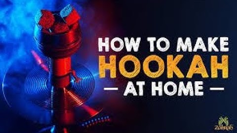 How to Setup Hookah Shisha | How charge Hookah instantly and how to make hookah smoke dense at home