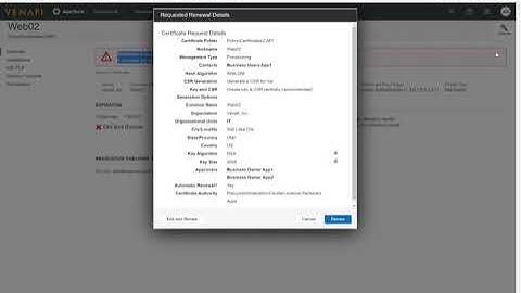 Venafi Trust Protection Platform Automation