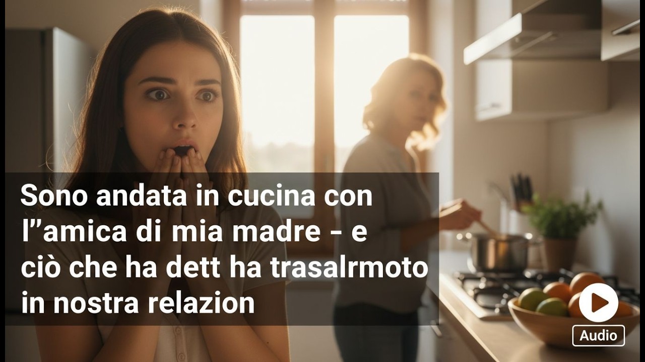 Sono andata in cucina con l'amica di mia madre – e ciò che ha detto ha sconvolto il mio mondo...