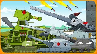 All series KV 44 against the Fortress - Cartoons about tanks screenshot 5