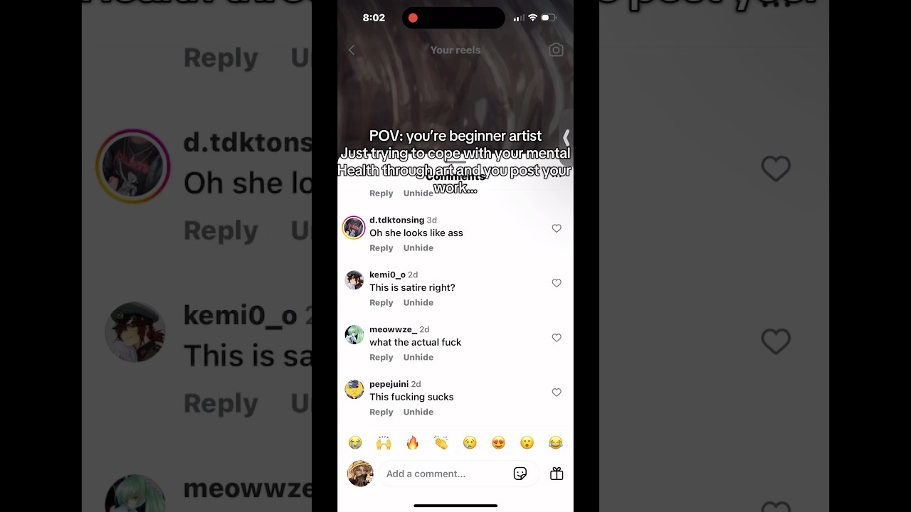 POV: you’re just a beginner artist on the internet 