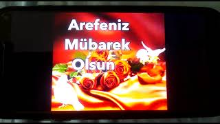 Arefeniz Mübarek Olsun