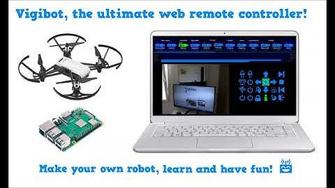 Fly a Tello drone over the Internet with Vigibot.com!