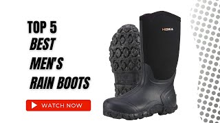 best men's rain boots On Amazon / Top 5 Product ( Reviewed & Tested )