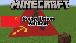 Soviet Union Anthem Theme In Minecraft Note Block Tutorial