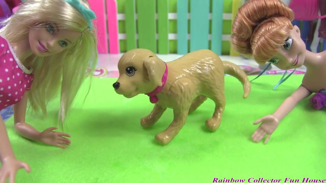 barbie splish splash pup playset