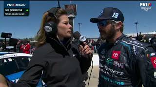 MARTIN TRUEX JR INTERVIEW - 2022 TOYOTA OWNERS 400 QUALIFYING NASCAR CUP SERIES RICHMOND