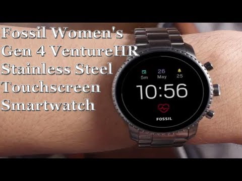 Fossil Women's Gen 4 Venture HR Stainless Steel Touchscreen Smartwatch Review