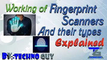 [Hindi] Working of Fingerprint Scanners. And their types.