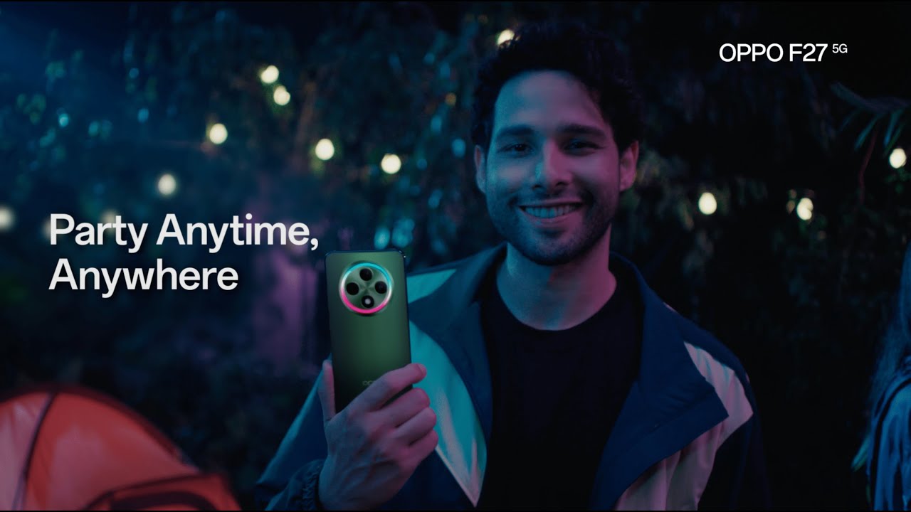 Party anytime, anywhere with the new OPP0 F27 5G | 
