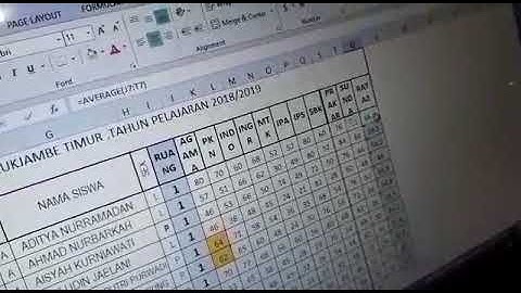 Cara Copy Paste Rumus dan Menghilangkan Desimal di belakang Koma.