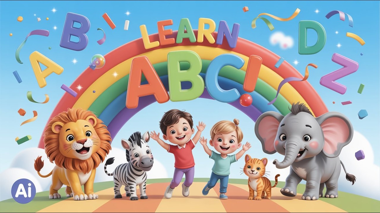 Learn ABC A to Z 🍎 Fun Alphabet for Kids | Created with VideoInu AI ...
