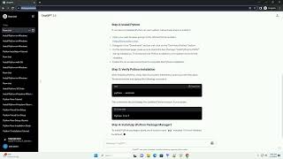 install python windows terminal
