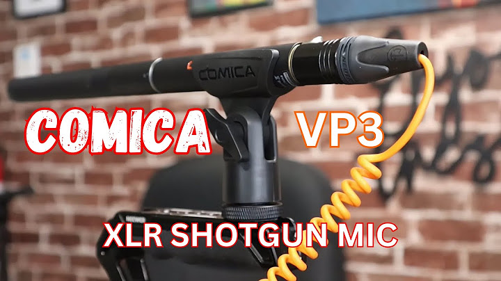 COMICA VP3 XLR SHOTGUN MICROPHONE FOR LIVE STREAMING - STUDIO RECORDING