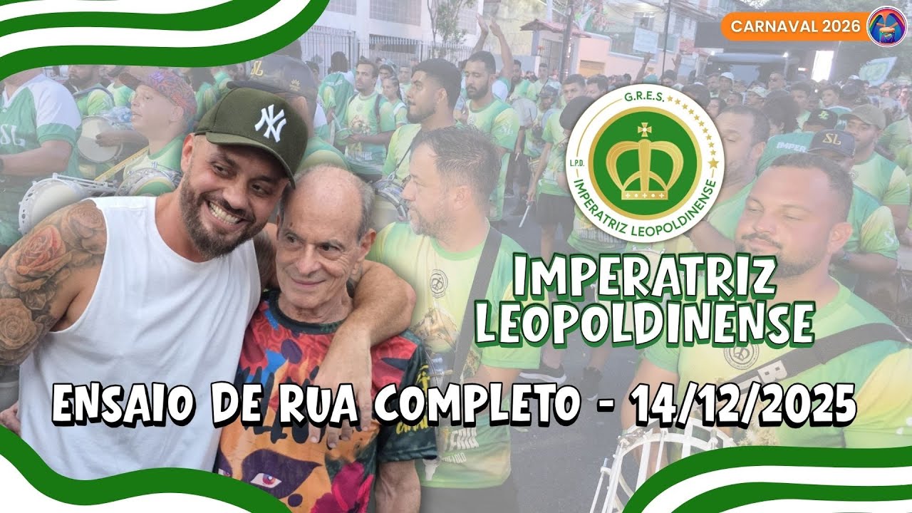 IMPERATRIZ 2026 | ENSAIO DE RUA COMPLETO COM PARTICIPAÇÃO DO NEY MATOGROSSO