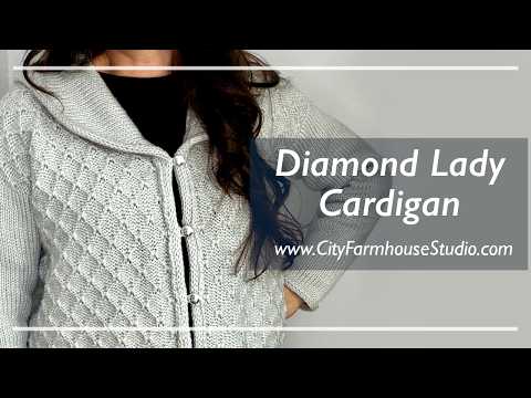 Machine Knit Pattern - Tuck Stitch Cardigan - LK150 - YouTube
