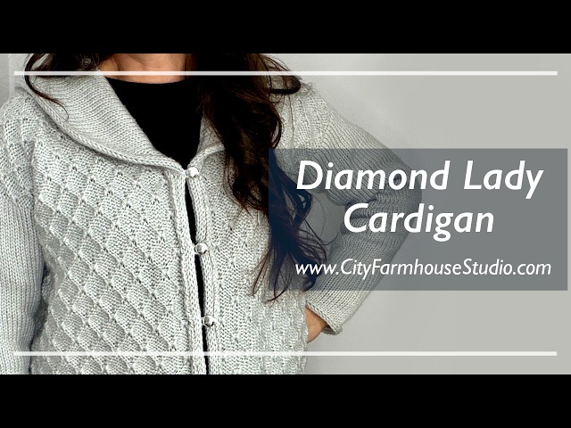 Machine Knit Pattern - Tuck Stitch Cardigan - LK150 - YouTube