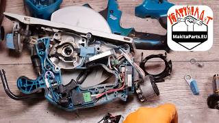 Not working brushless circular saw Makita DHS680 controller replacement repair step by step manual