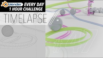 Working with curves in Geometry Nodes - Blender Every Day #47