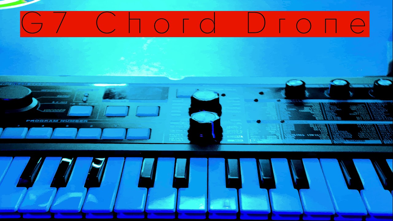 G Dominant 7th Chord Drone!