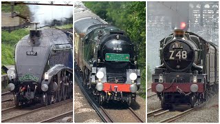 Three Steam Engines on the mainline in one day | 60007, 35028 & 7029 - 11.05.24