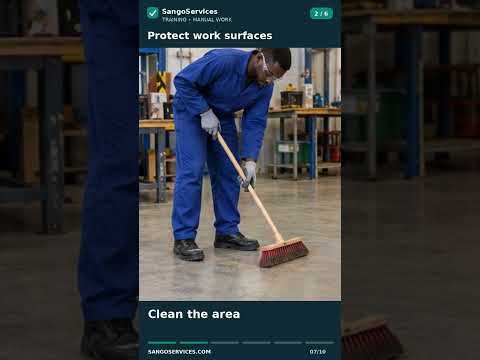 Video preview: Protect work surfaces