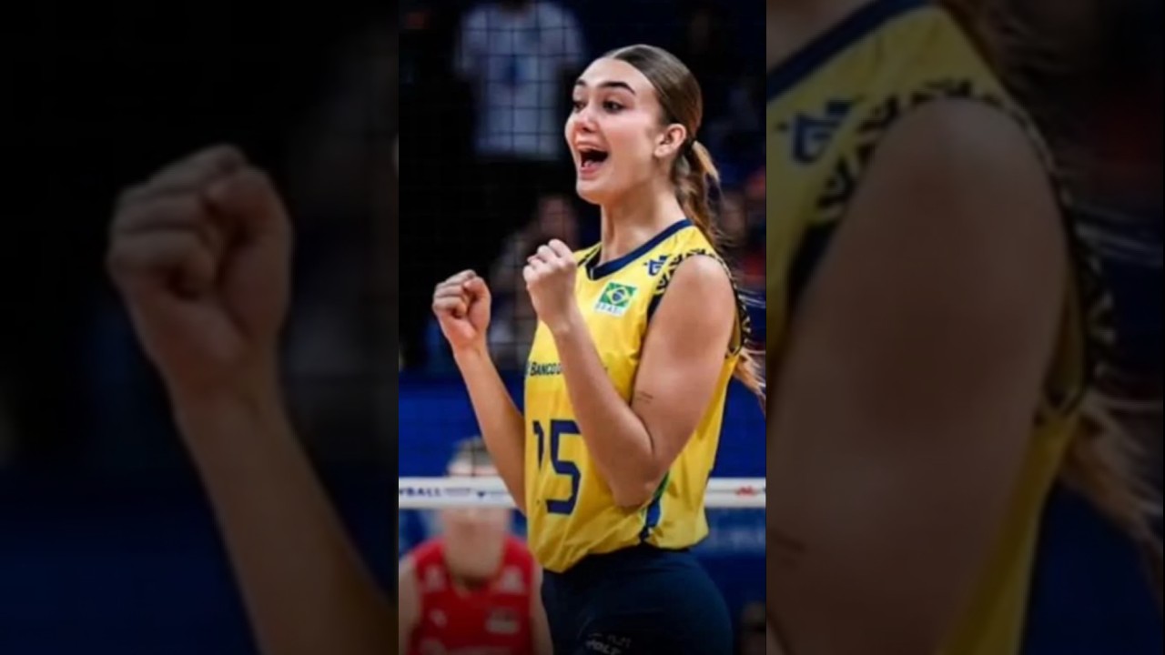 Helena Wenk no contra ataque na pipe 😀 Brasil 3X0 Bulgária Mundial Sub 21 feminino 👏🇧🇷
