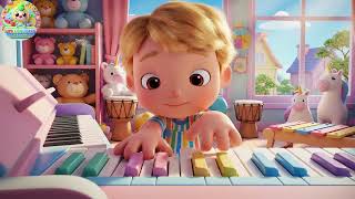 Three Little Toy Pianos Go Plink Plink Plink | Musical Instrument Counting Song for Kids screenshot 4