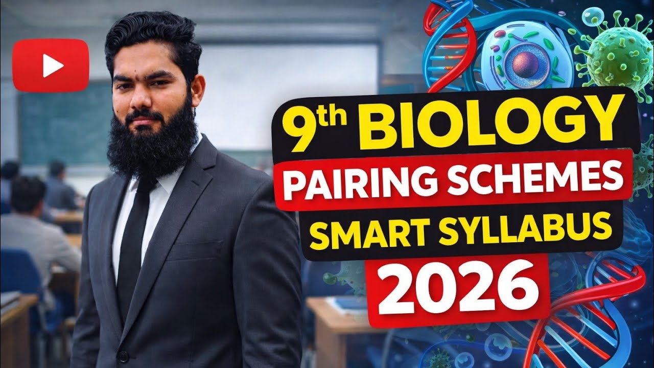 9th Biology Pairing Schemes Smart syllabus 2026