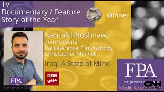 FPA Media Awards 2019 TV DOCUMENTARY STORY OF THE YEAR AWARD