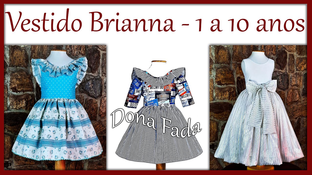 Vestido Brianna  -  1 a 10 anos