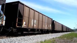 ns coal train with ns #1169 south bound