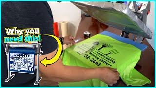 How we make vinyl signs and shirts with a vinyl cutter-no printer needed